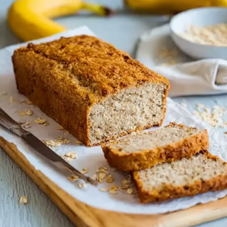 Bananenbrot mit Haferflocken