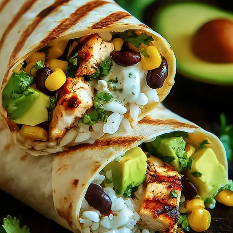 Chipotle Ranch Gegrilltes Hühnchen Burrito