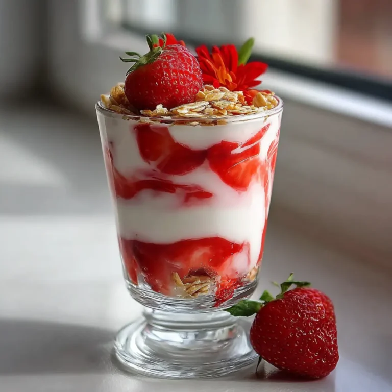 Erdbeer Swirl Joghurt Parfaits