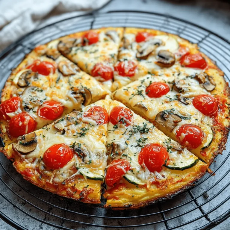 Low Carb Schüttelpizza