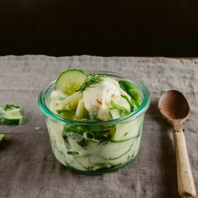 Mairübchensalat mit Gurke