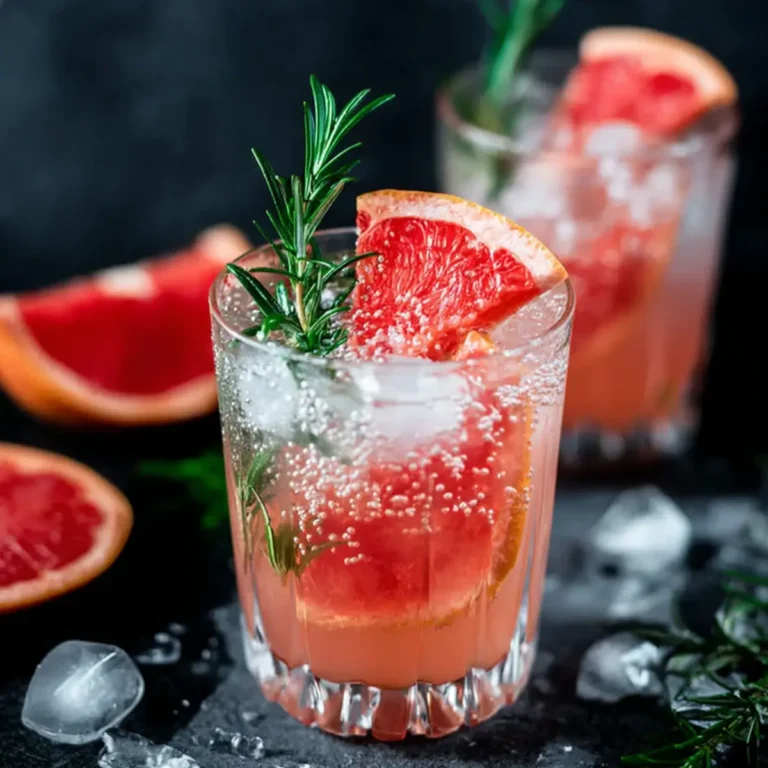 Pink Grapefruit Spritz mit Rosmarin und Aperol