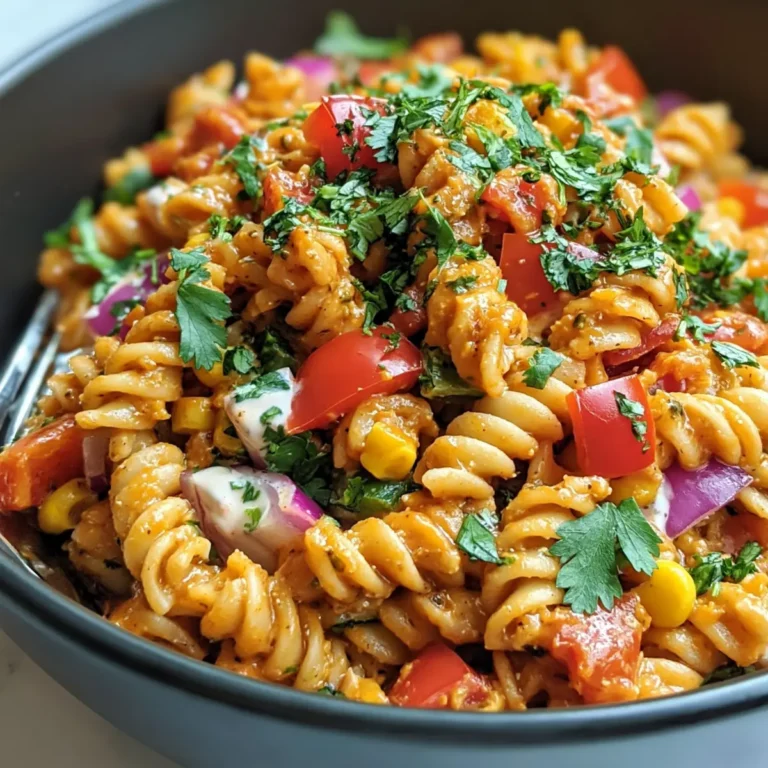 Veganer Ranch Nudelsalat