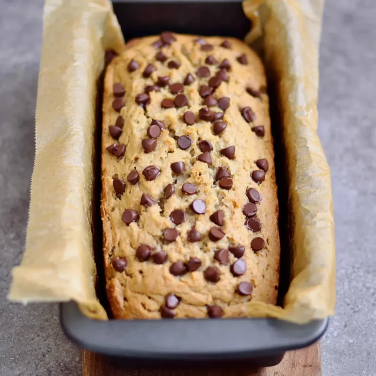 Veganes Bananenbrot mit Schokodrops