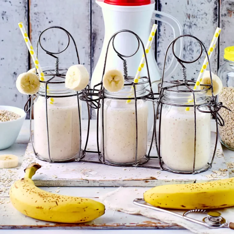 Bananen Haferflocken Eiweißdrink