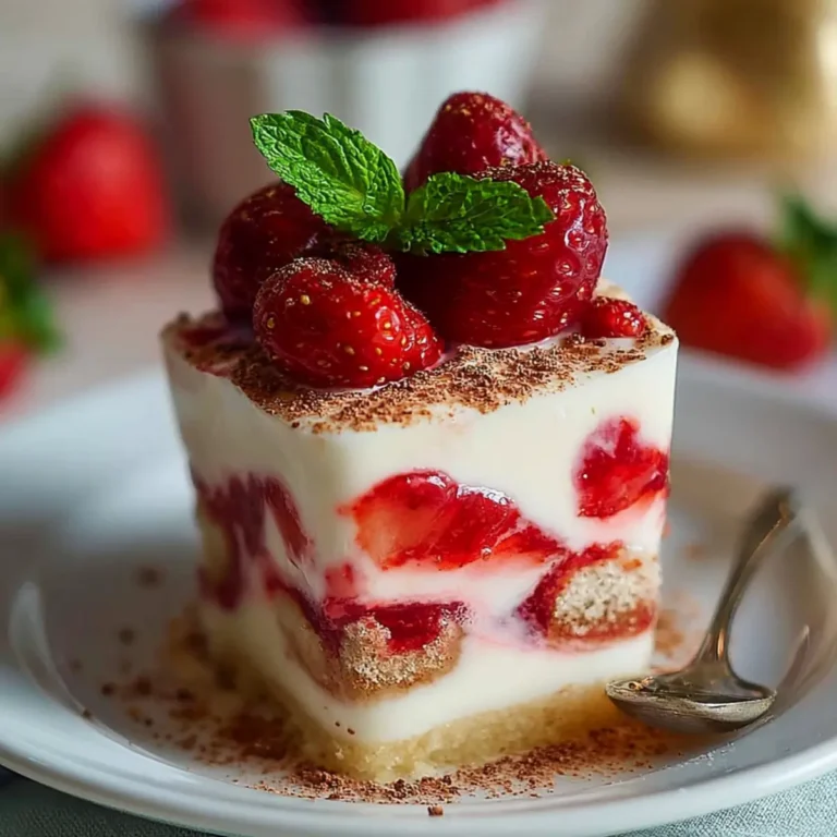 Erdbeer Tiramisu Joghurt