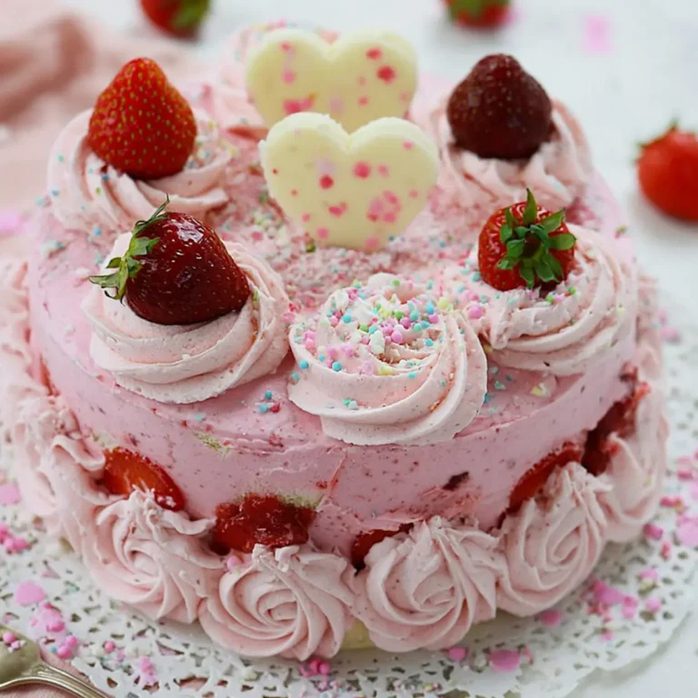 Erdbeermousse Torte
