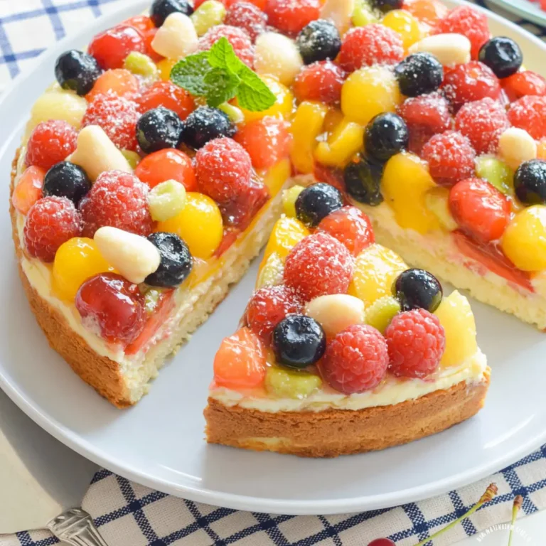 Klassische Obst Torte