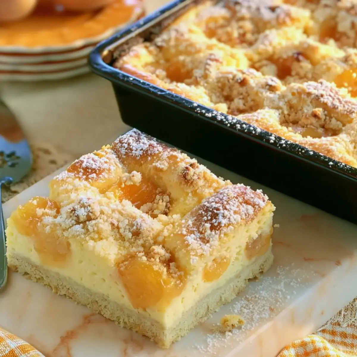 Aprikosen Käsekuchen vom Blech