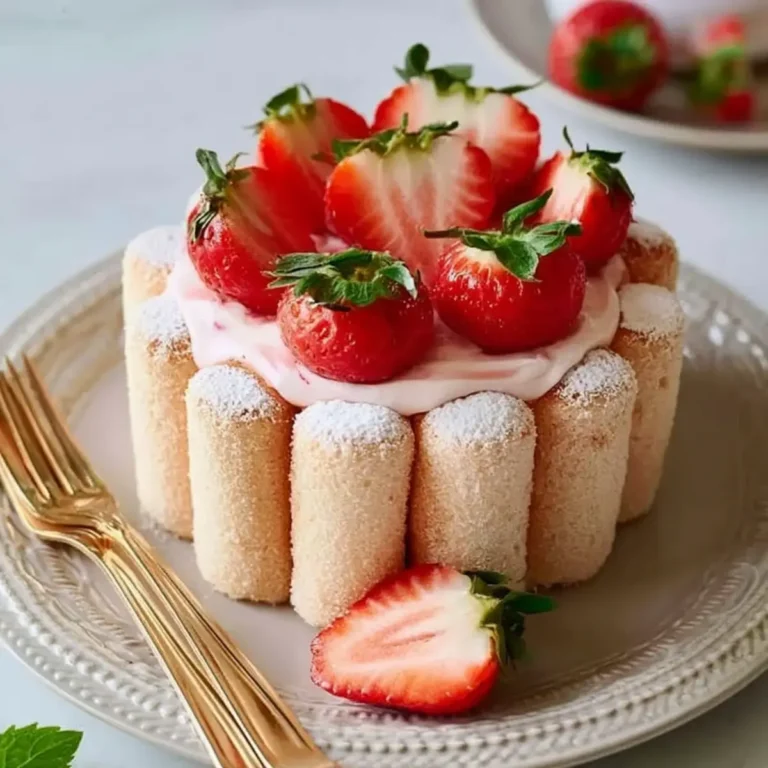 Erdbeer Charlotte mit Mascarpone