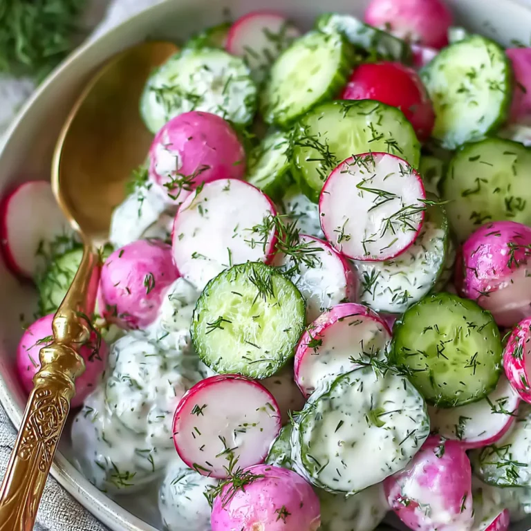 Gurken Radieschen Salat