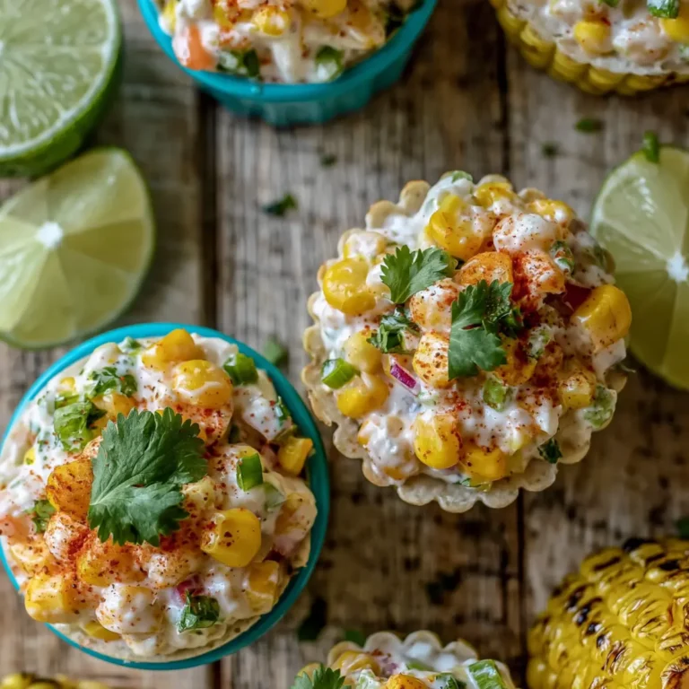 Mexikanische Street Corn Salat Cups