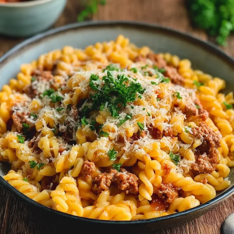 Rinderhackfleisch Pasta