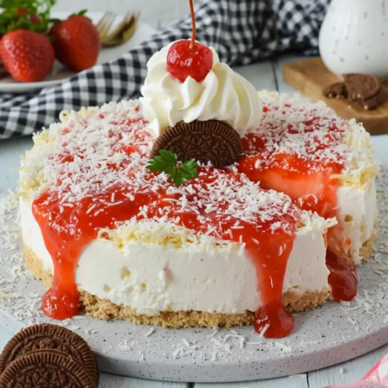 Spaghetti Eis Torte ohne Backen