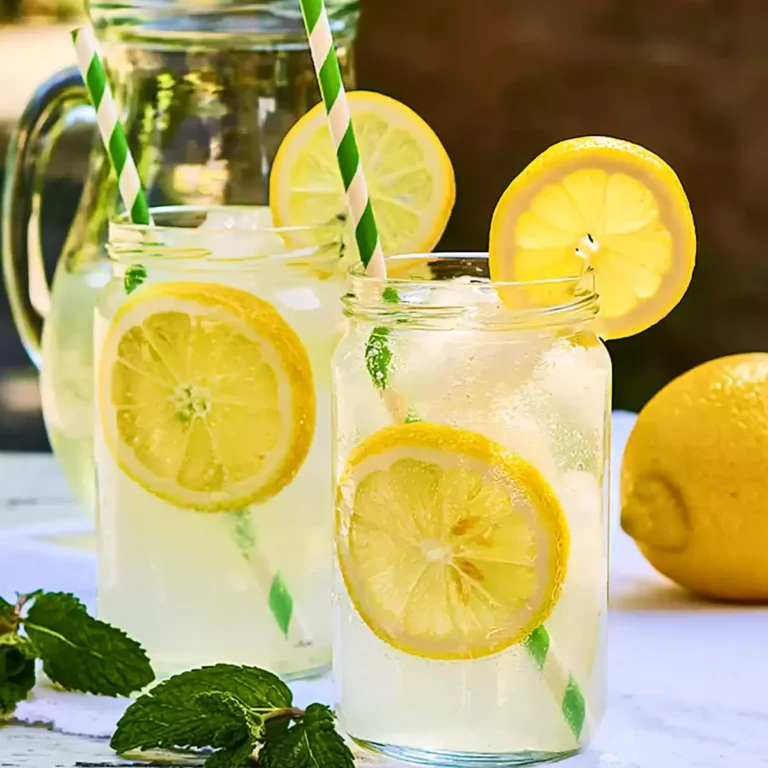 Sprudelnde Limonade
