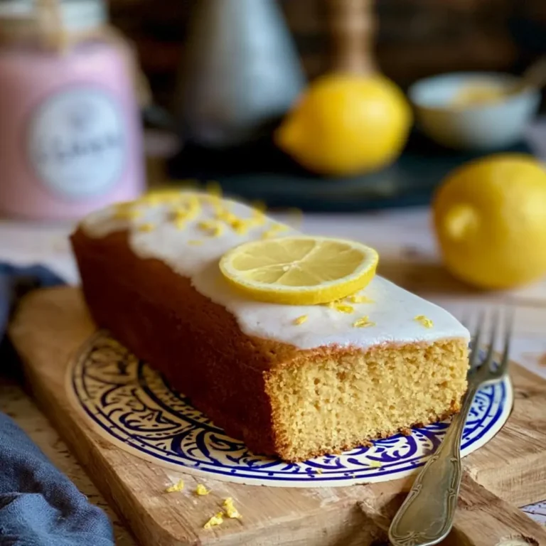 Veganer Zitronen Joghurt Kuchen