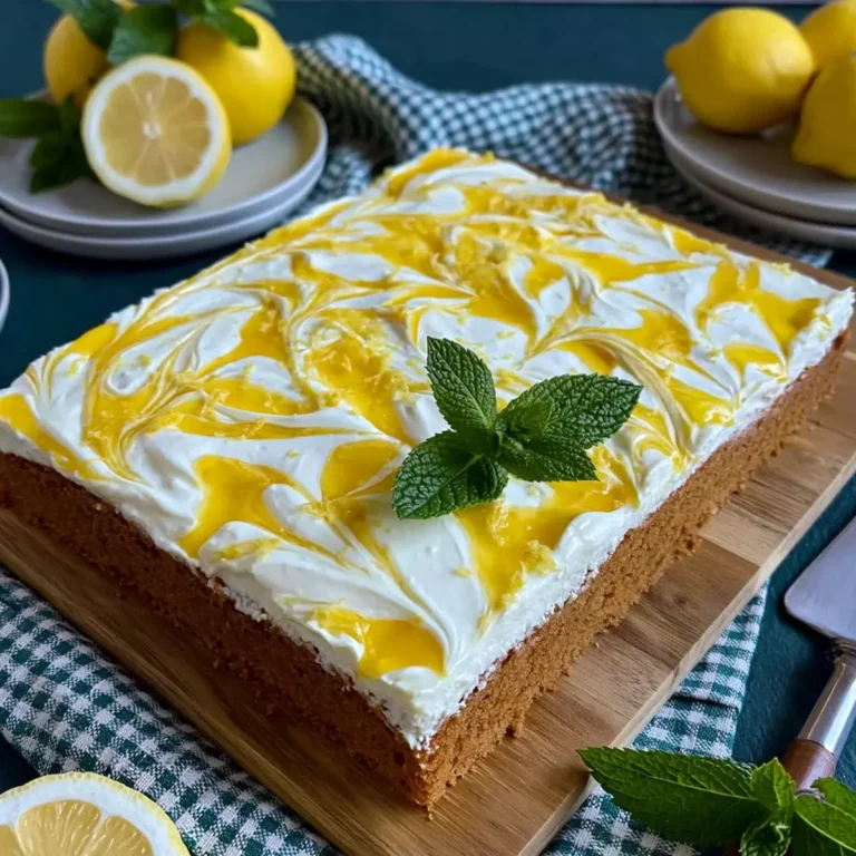 Zitronenkuchen mit Frischkäsefrosting