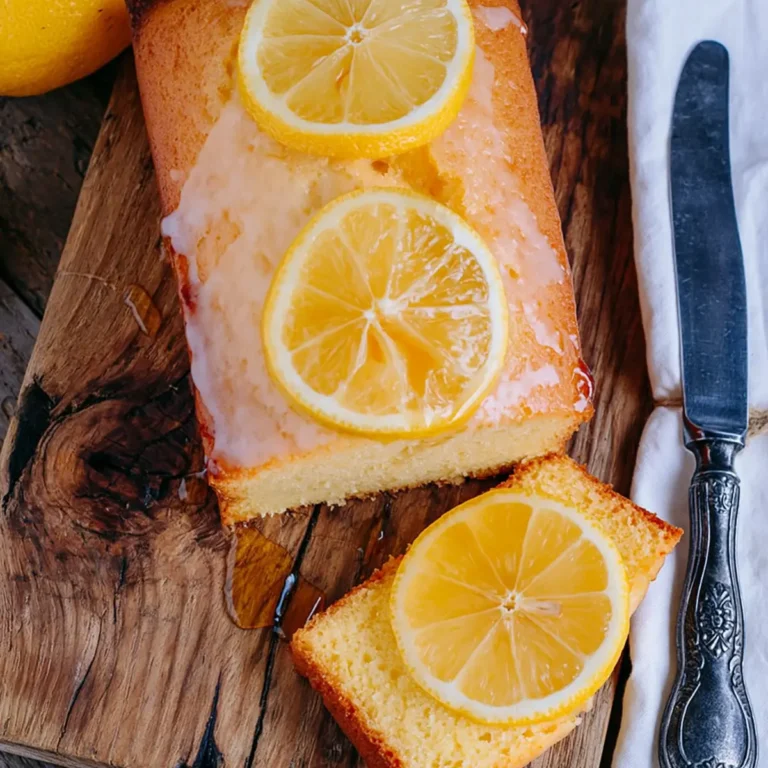 Zitronenkuchen mit Honig