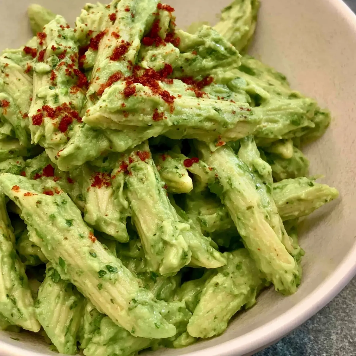 Cremige Avocado Pasta