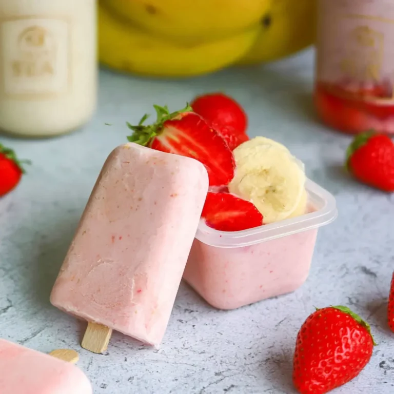 Erdbeer Bananen Eis