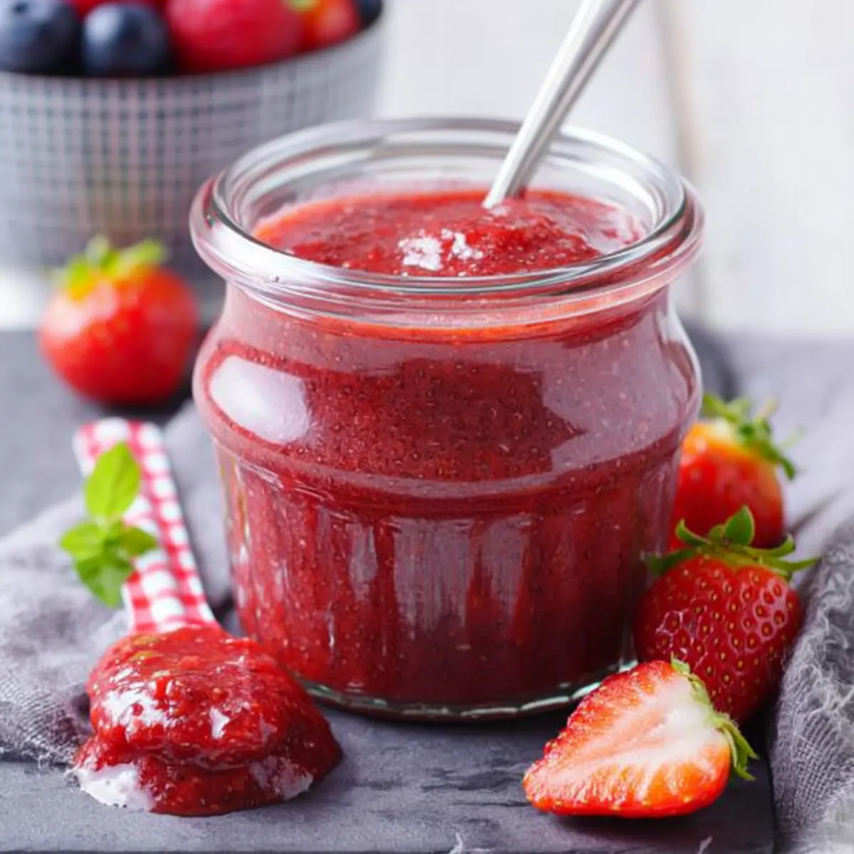 Erdbeer Chia Marmelade