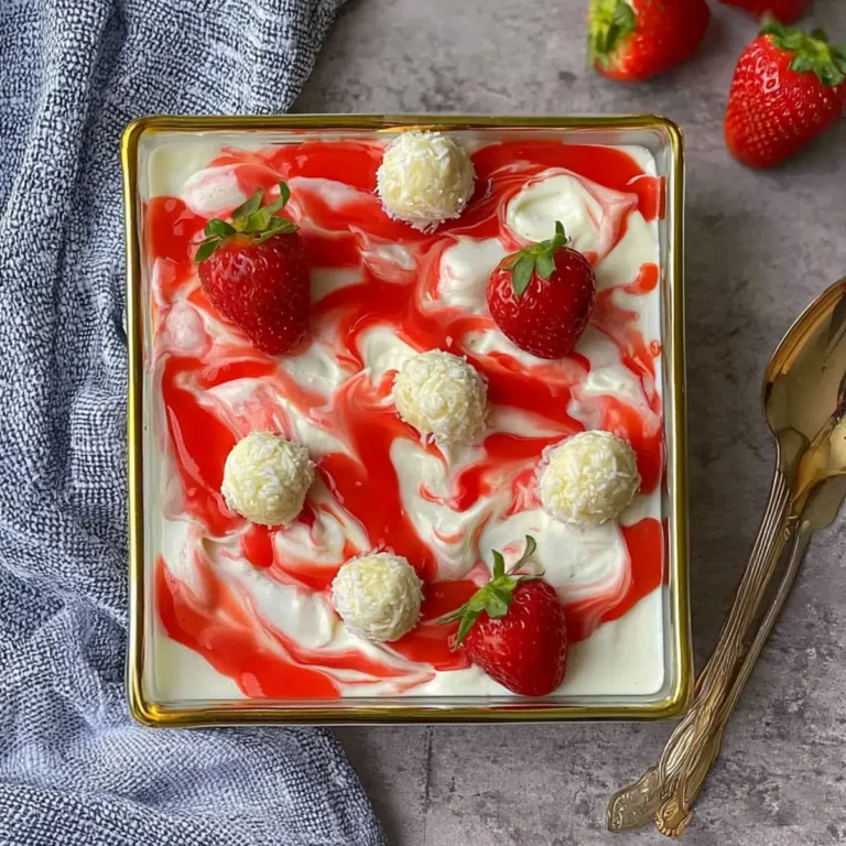 Erdbeer Raffaello Tiramisu