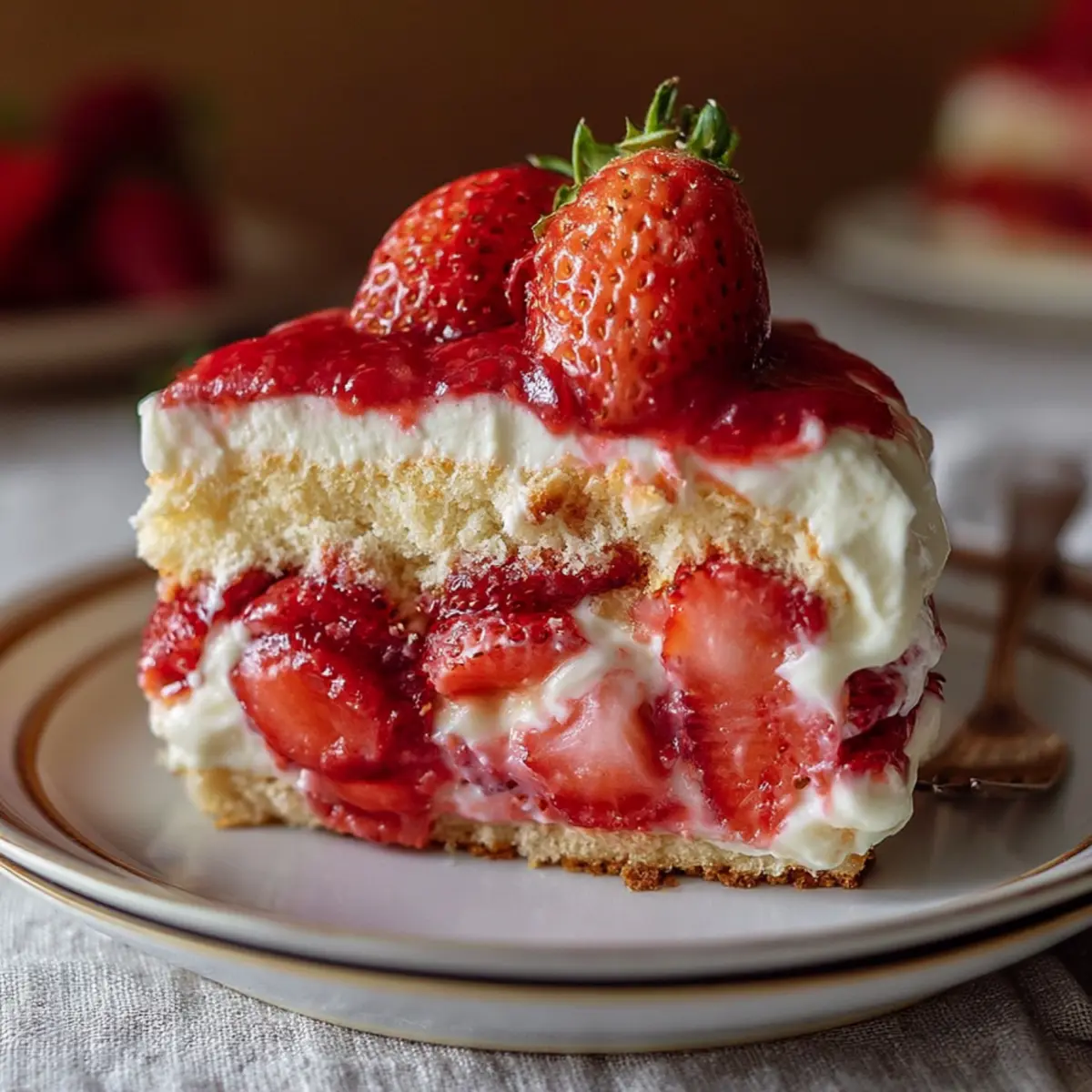Erdbeerkuchen ohne Backen