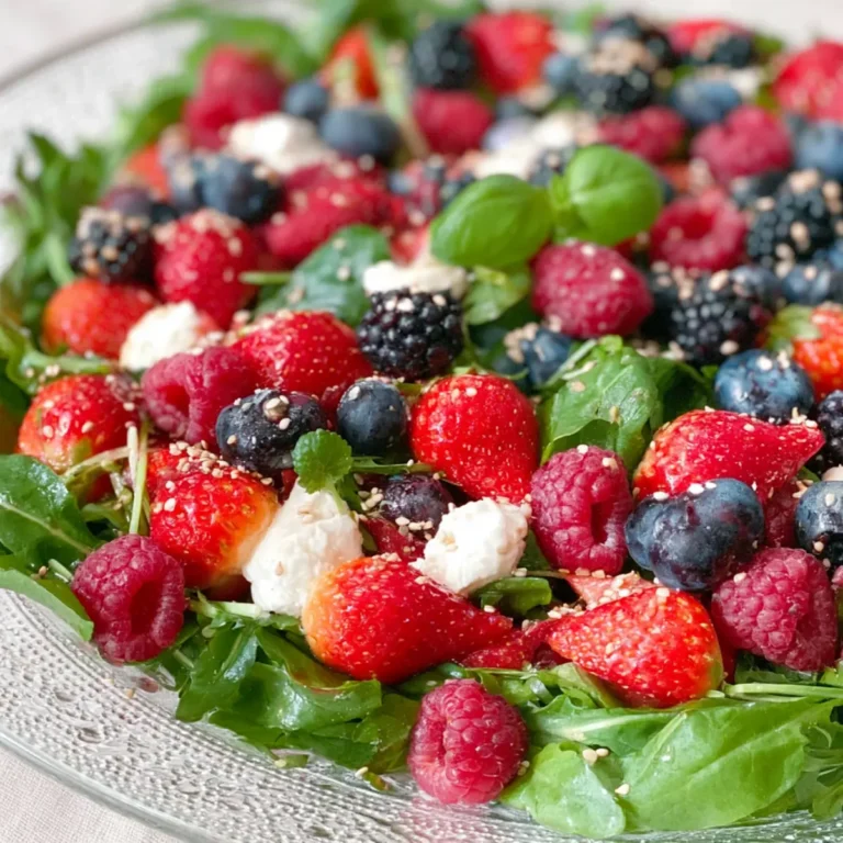 Feldsalat mit Beeren
