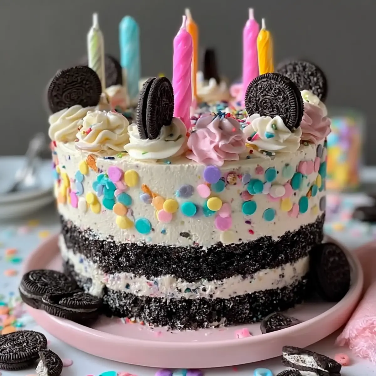 Funfetti Geburtstags Oreo Kuchen