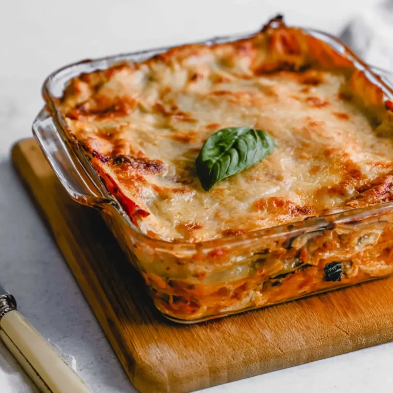 Gemüselasagne mit Béchamelsauce