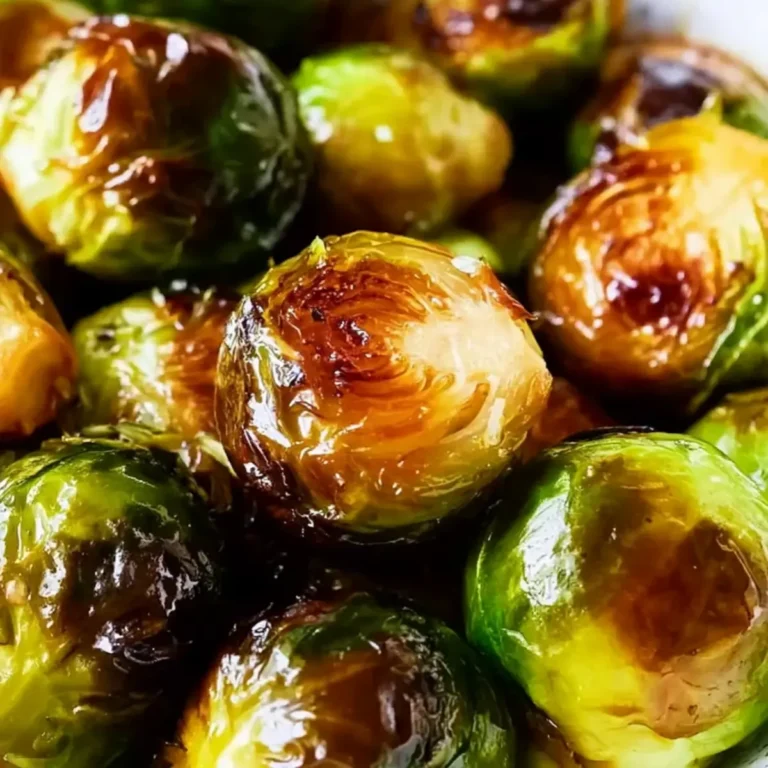 Gerösteter karamellisierter Rosenkohl