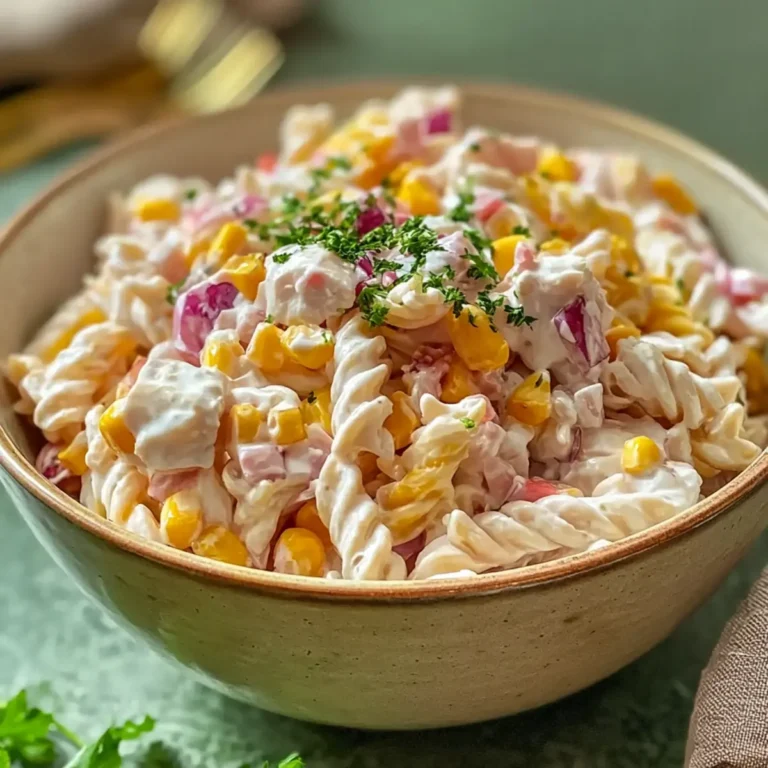 Hähnchen Pasta Salat