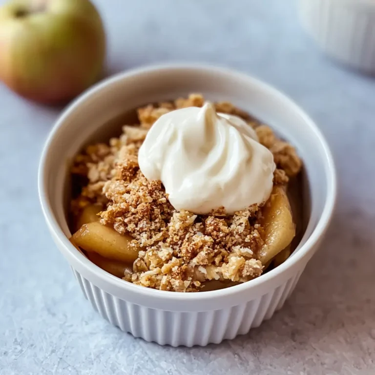 High Protein Apfel Crisp