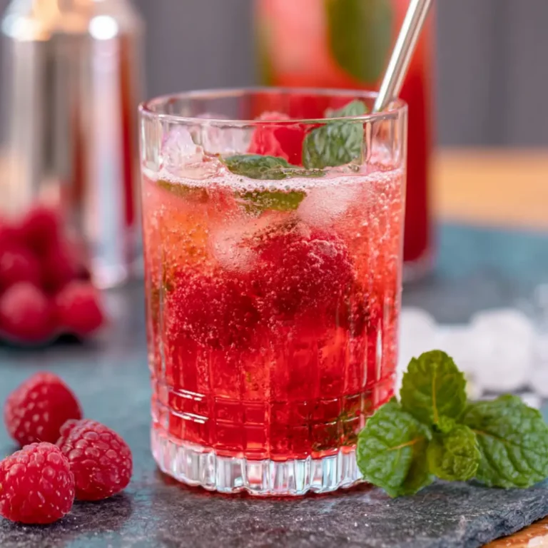 Himbeer Mojito Cocktail