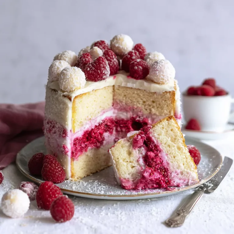 Himbeer Raffaello Torte