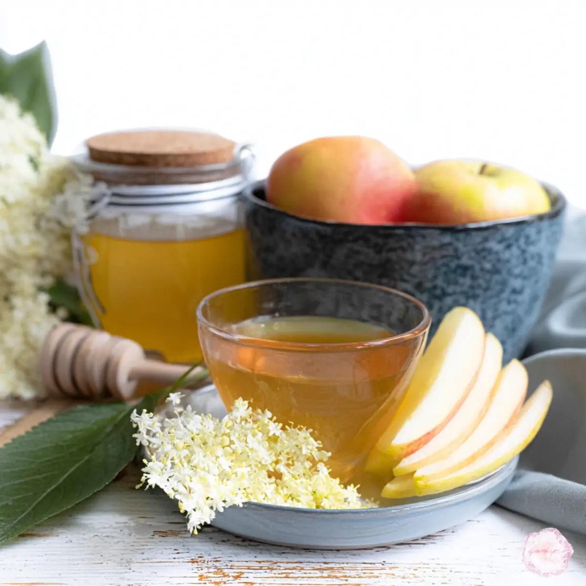 Holunderblüten Apfel Gelee