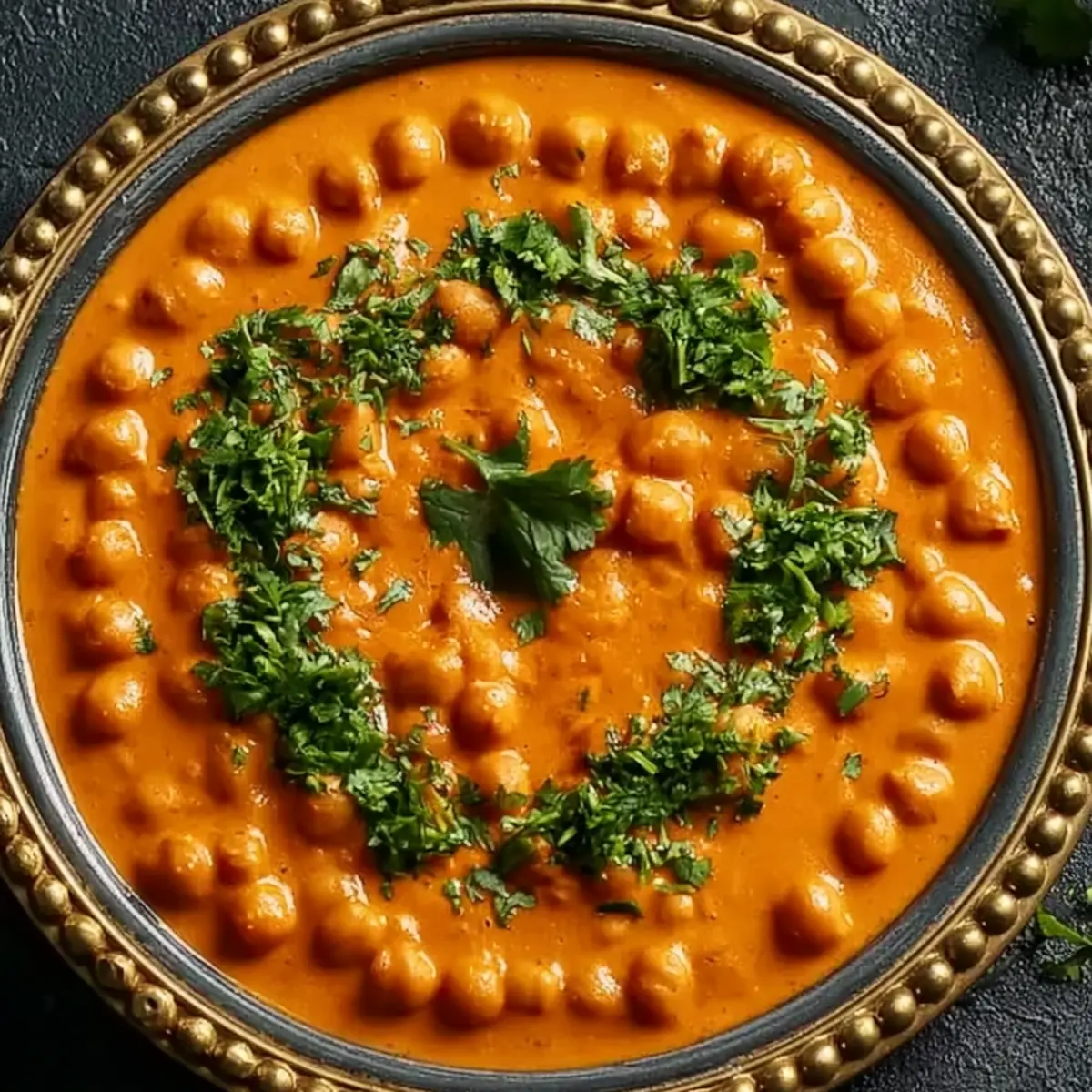 Indisches Butter-Kichererbsen-Curry