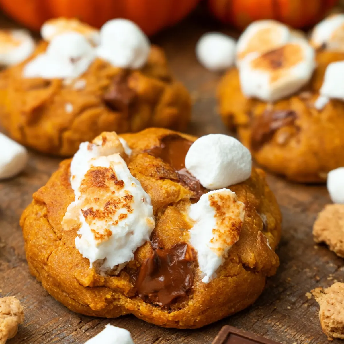 Kürbis-S'mores-Cookies