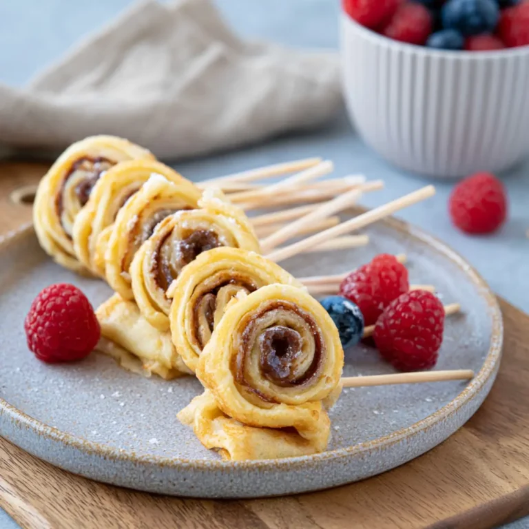 Pfannkuchen Spieße
