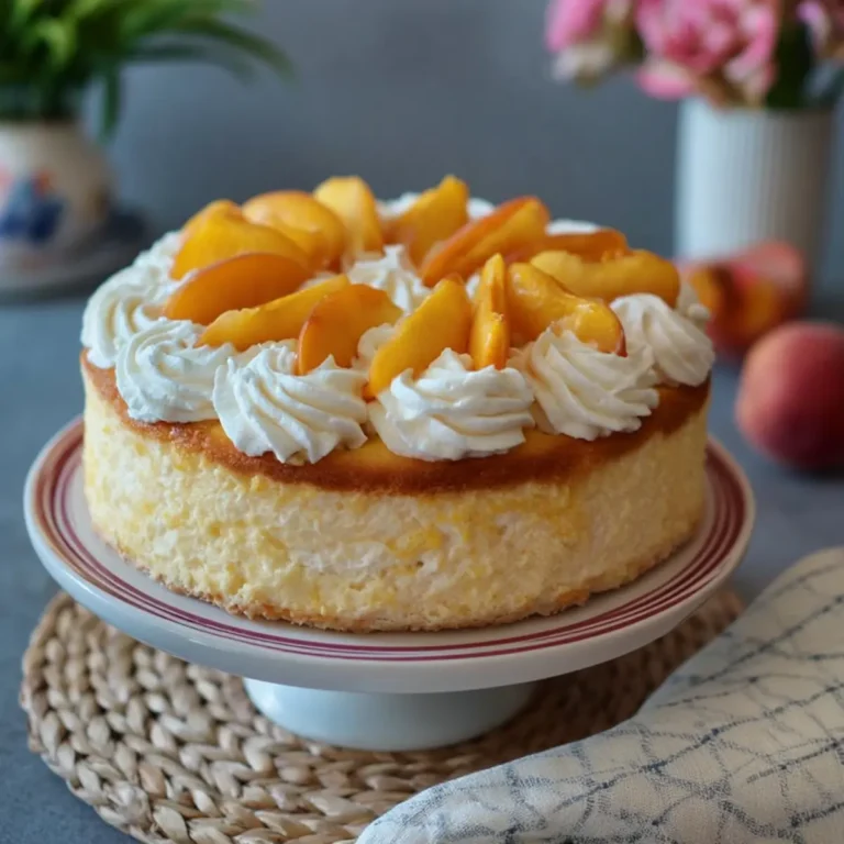 Pfirsichtorte