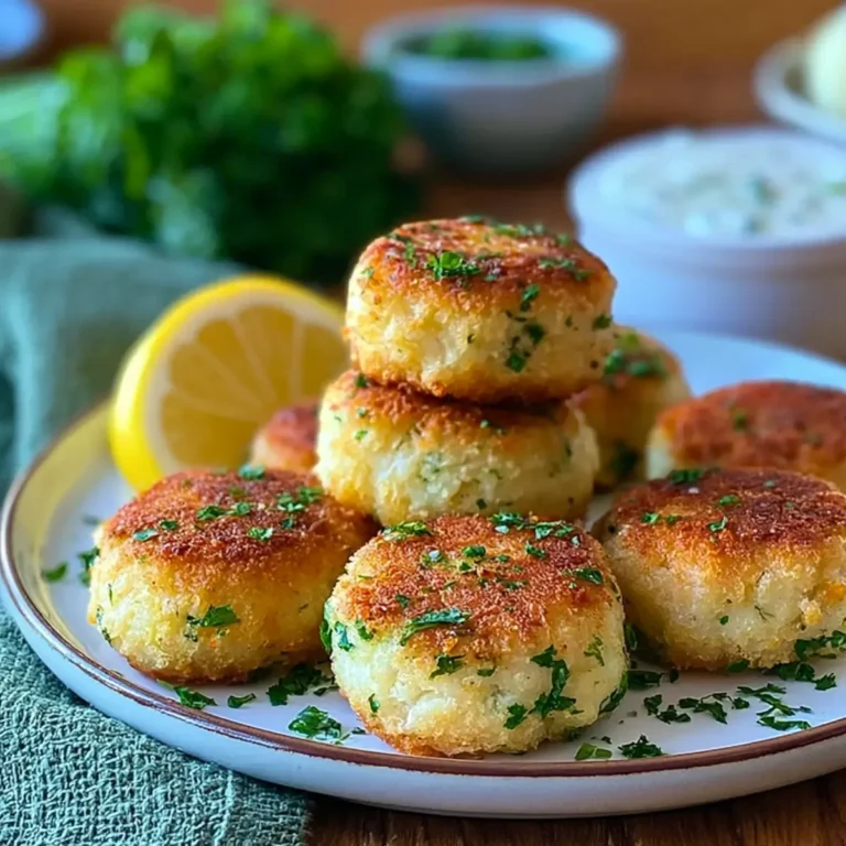 Thunfischkroketten mit frischen Kräutern