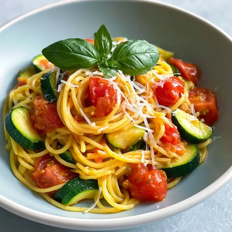 Tomaten Zucchini Pasta