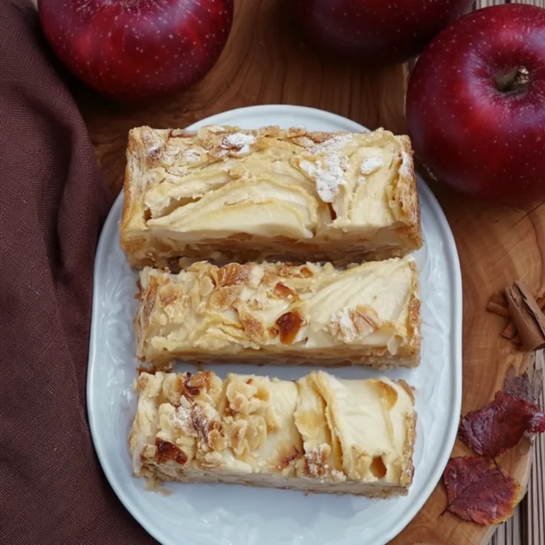 Unsichtbarer Apfelkuchen (Apfelkuchen ohne Boden)