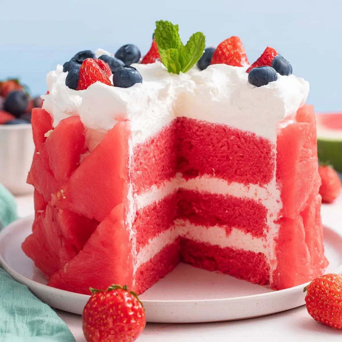 Wassermelonenkuchen