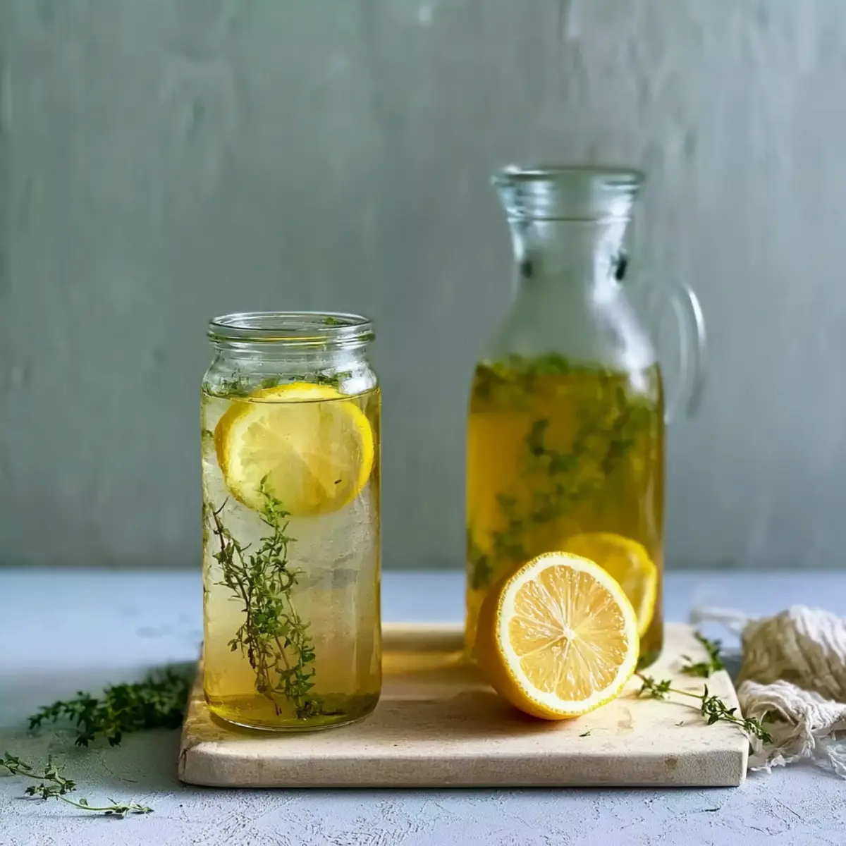 Zitronen Thymian Limonade