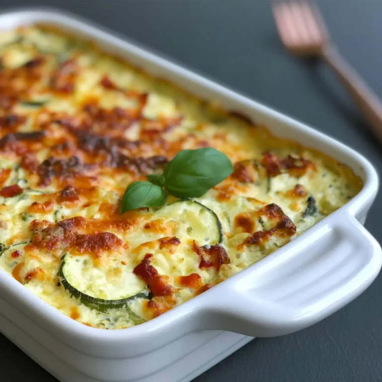 Zucchini Auflauf Low Carb